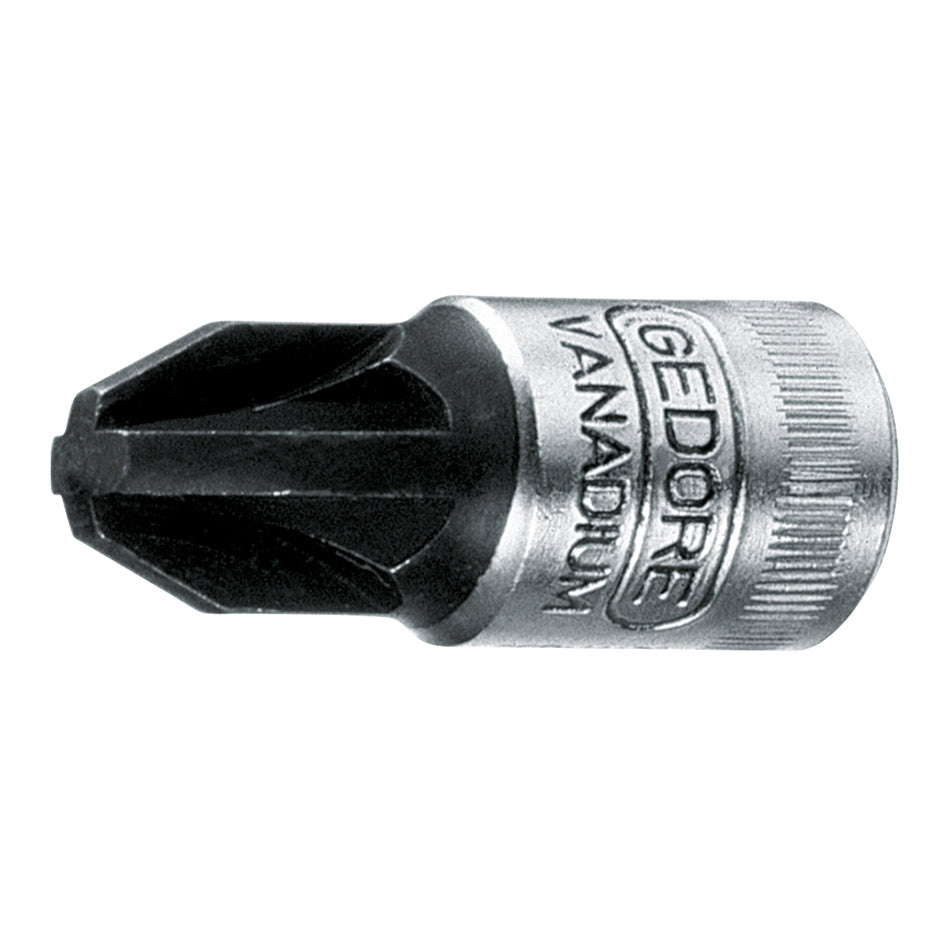 IKS 20 PZD Screwdriver Bit Socket 1/4" for cross-head screws Pozi PZD
