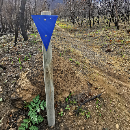 Triangle Part Marker Triangle Trail Markers - Plastrip
